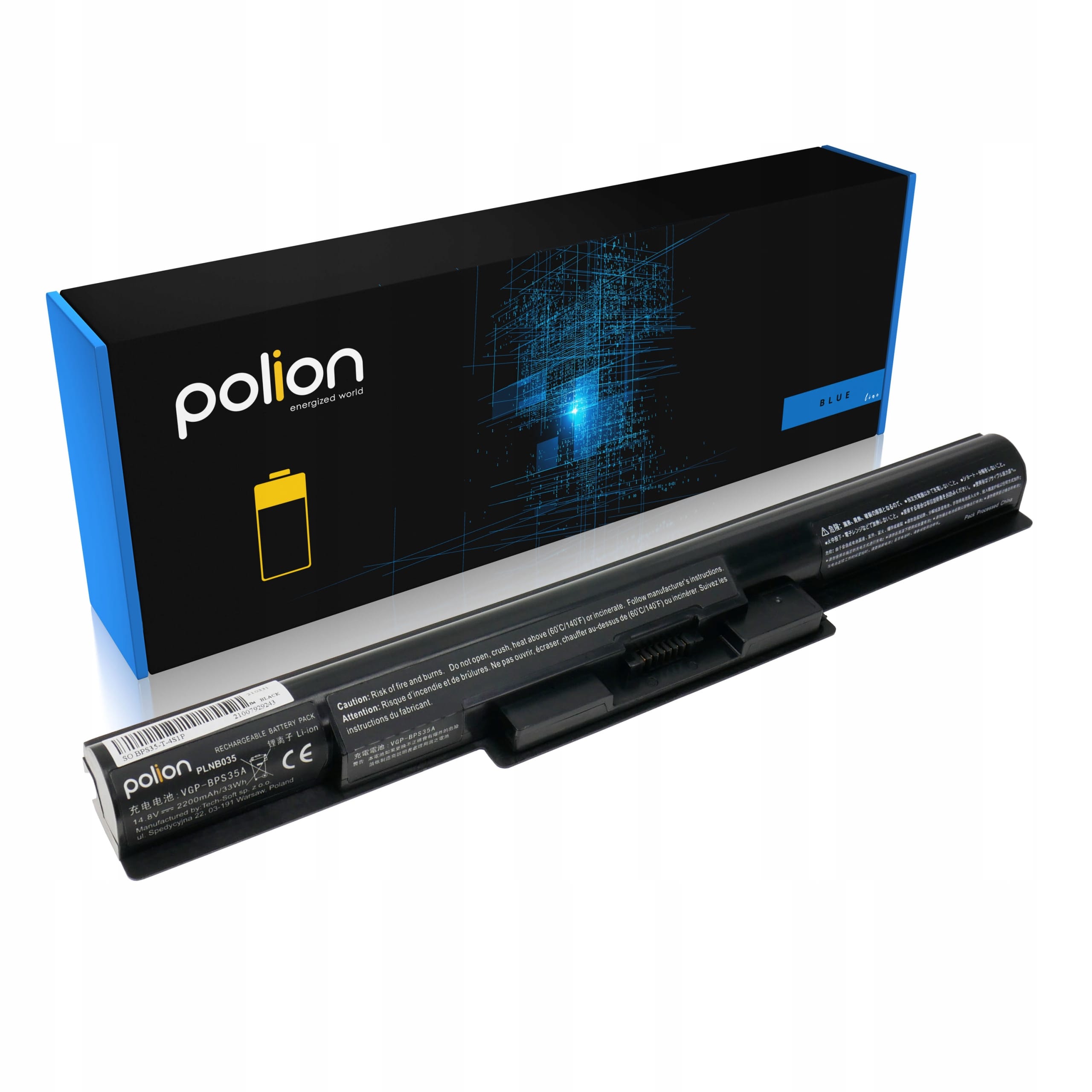 Baterie Polion VGP-BPS35 pro notebooky SONY VGP-BPS35A Vaio 2200mAh