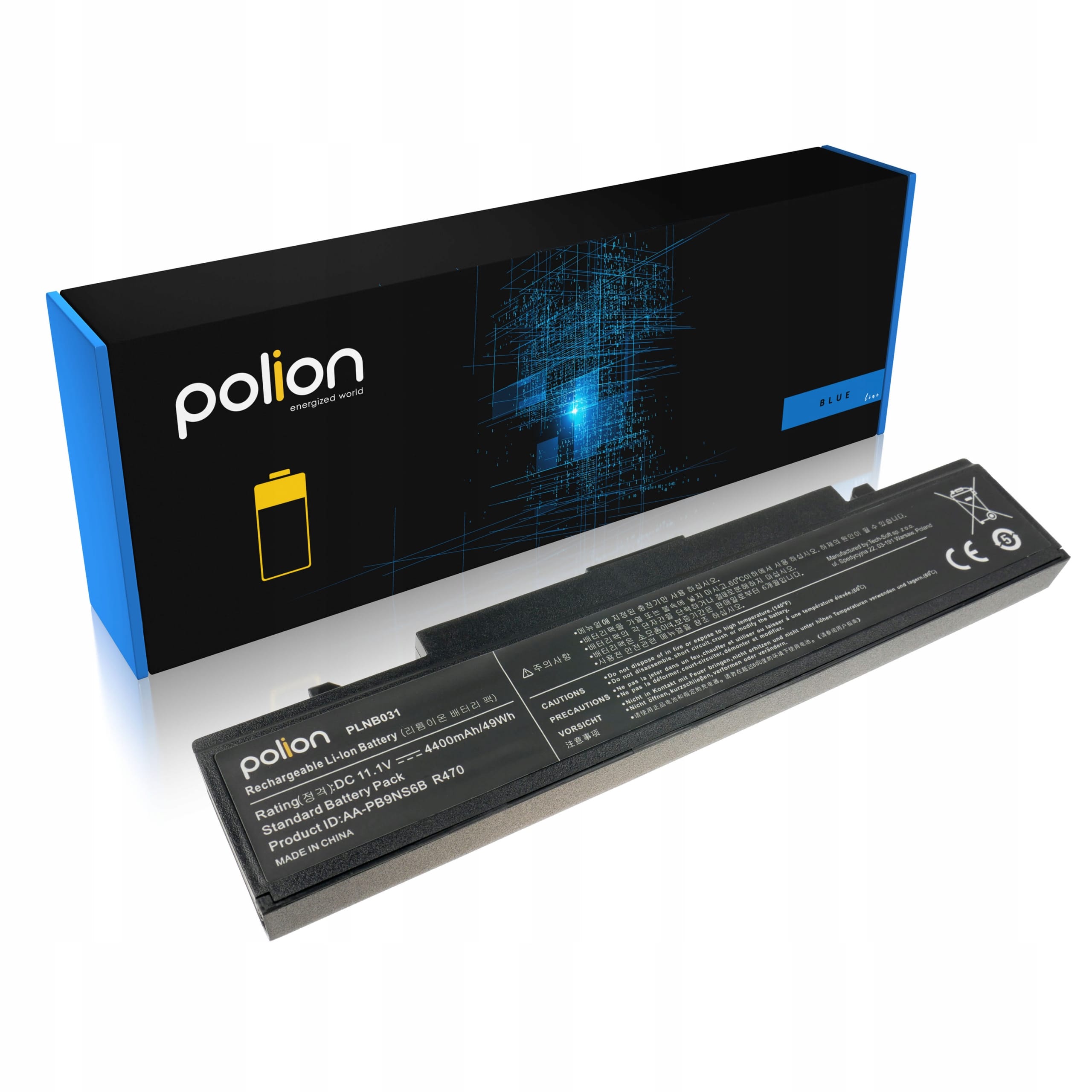 Baterie Polion AA-PB9NC6B pro notebooky SAMSUNG 4400mAh