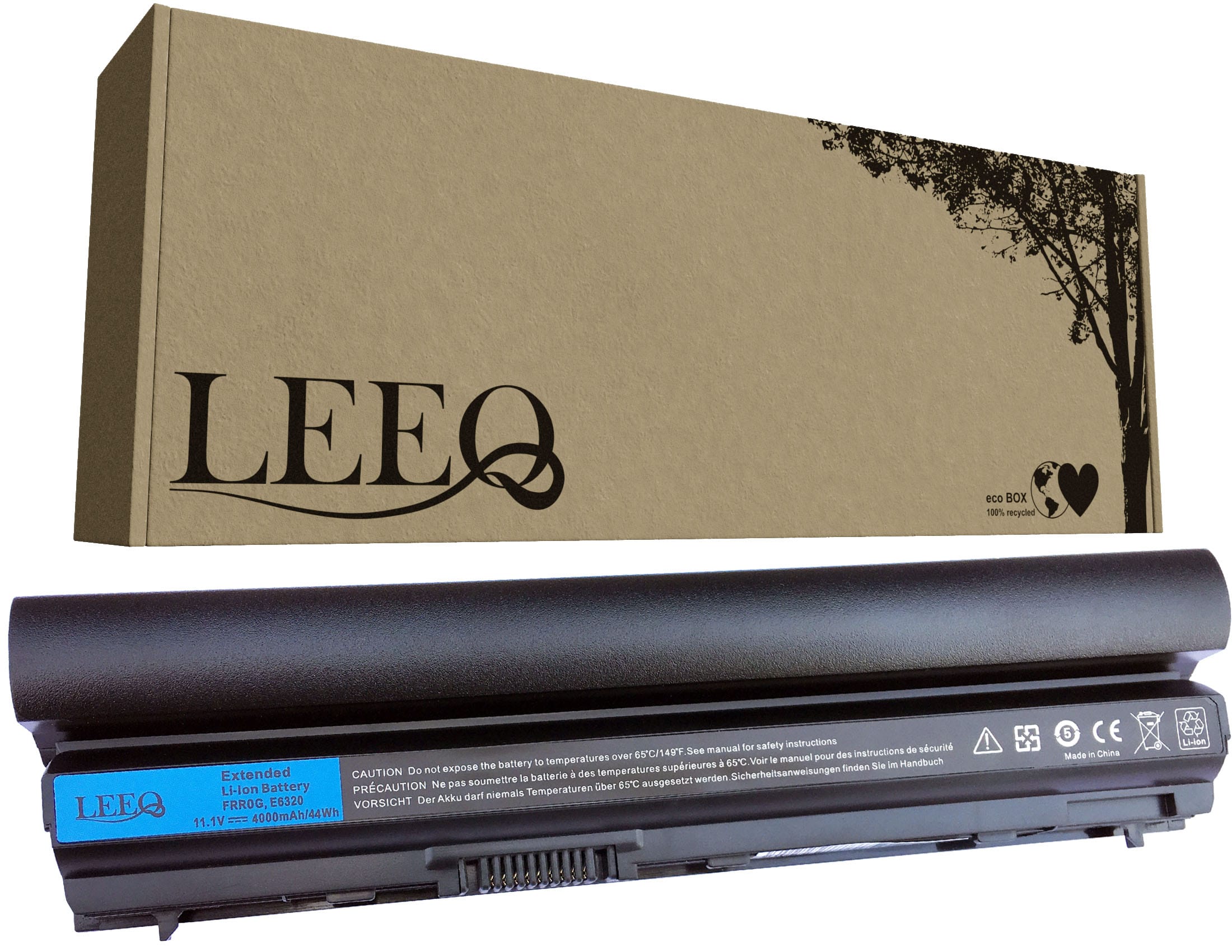 Baterie LEEQ LB010 pro notebooky DELL FRR0G Latitude e6220 e6230 e6320 e6330 4000mAh