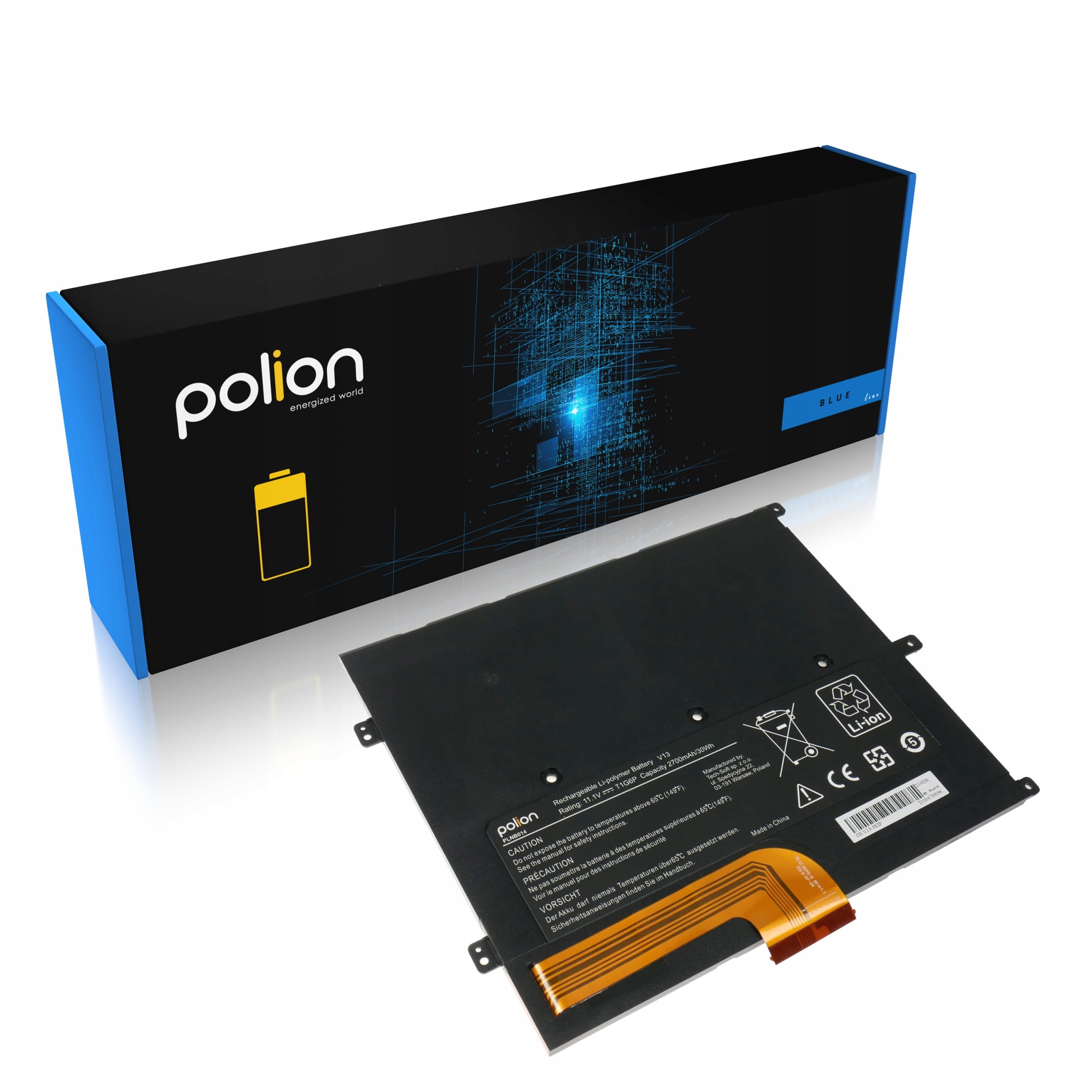 Baterie Polion T1G6P pro notebooky DELL Vostro V13 V130 V13Z