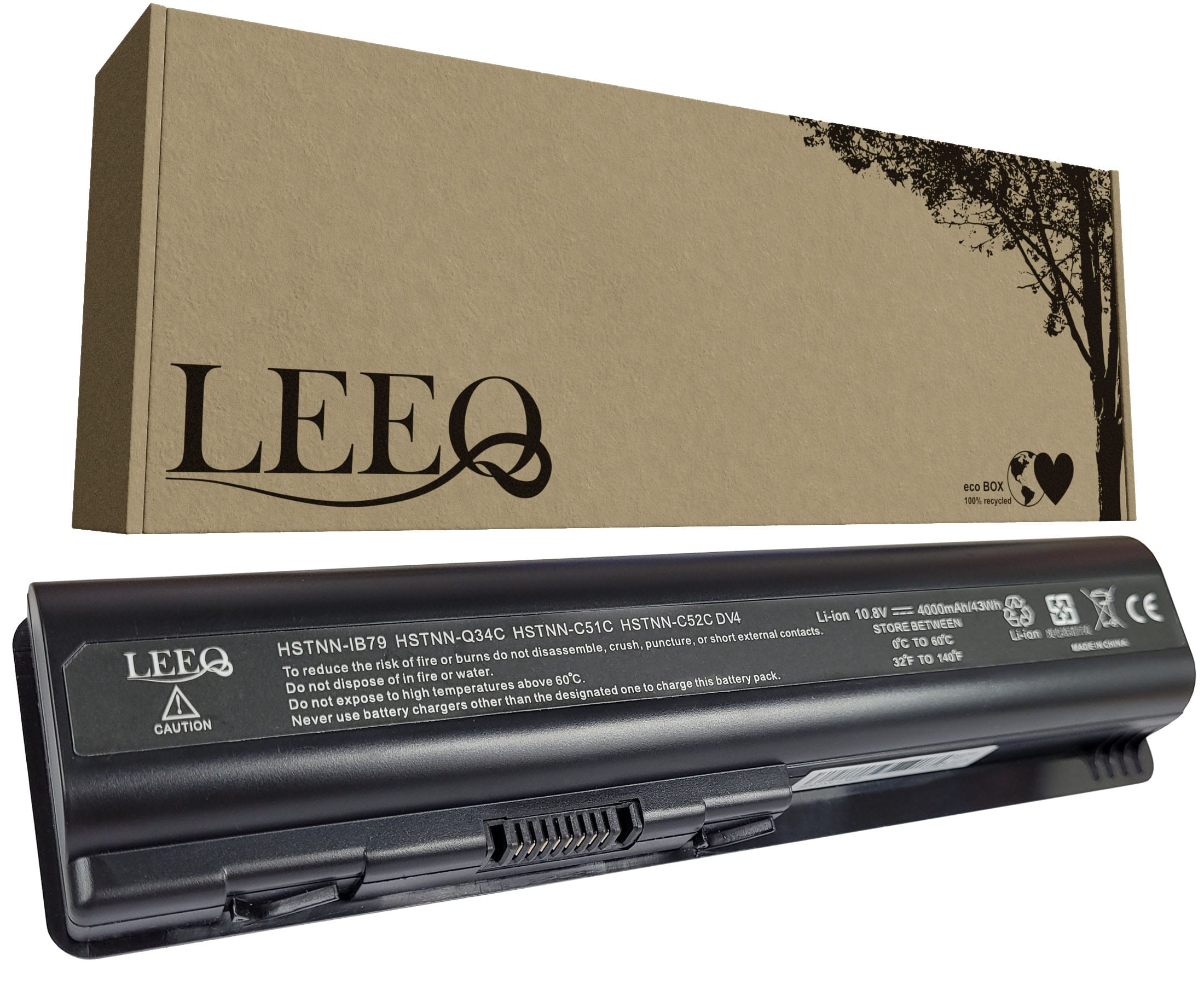 Baterie LEEQ LB022 pro notebooky HP EV06 G50 G60 G61 G70 HDX Pavilion DV4 DV5 4000mAh