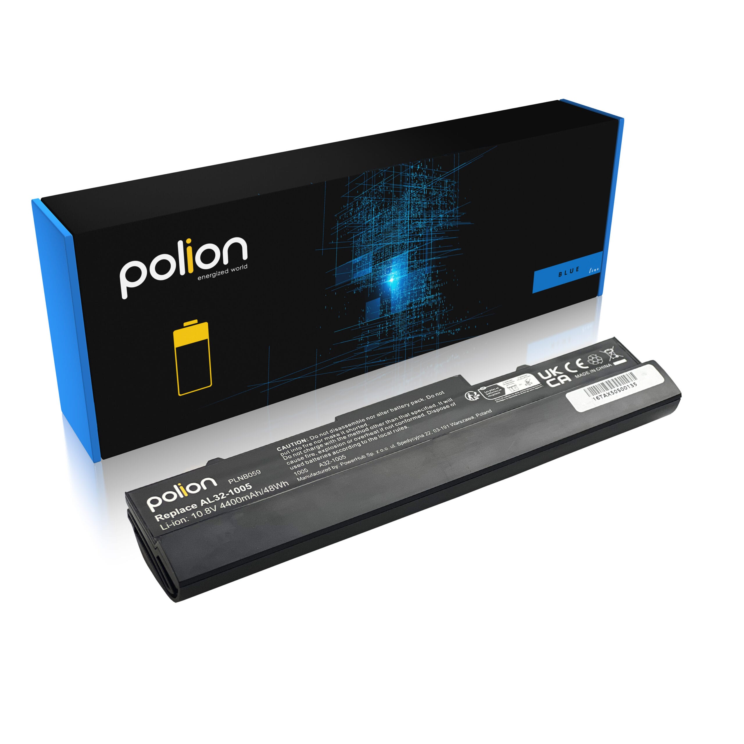 Baterie Polion AL32-1005 pro notebooky ASUS Eee PC 1001 1005HA 1101 R101 R105 4400mAh