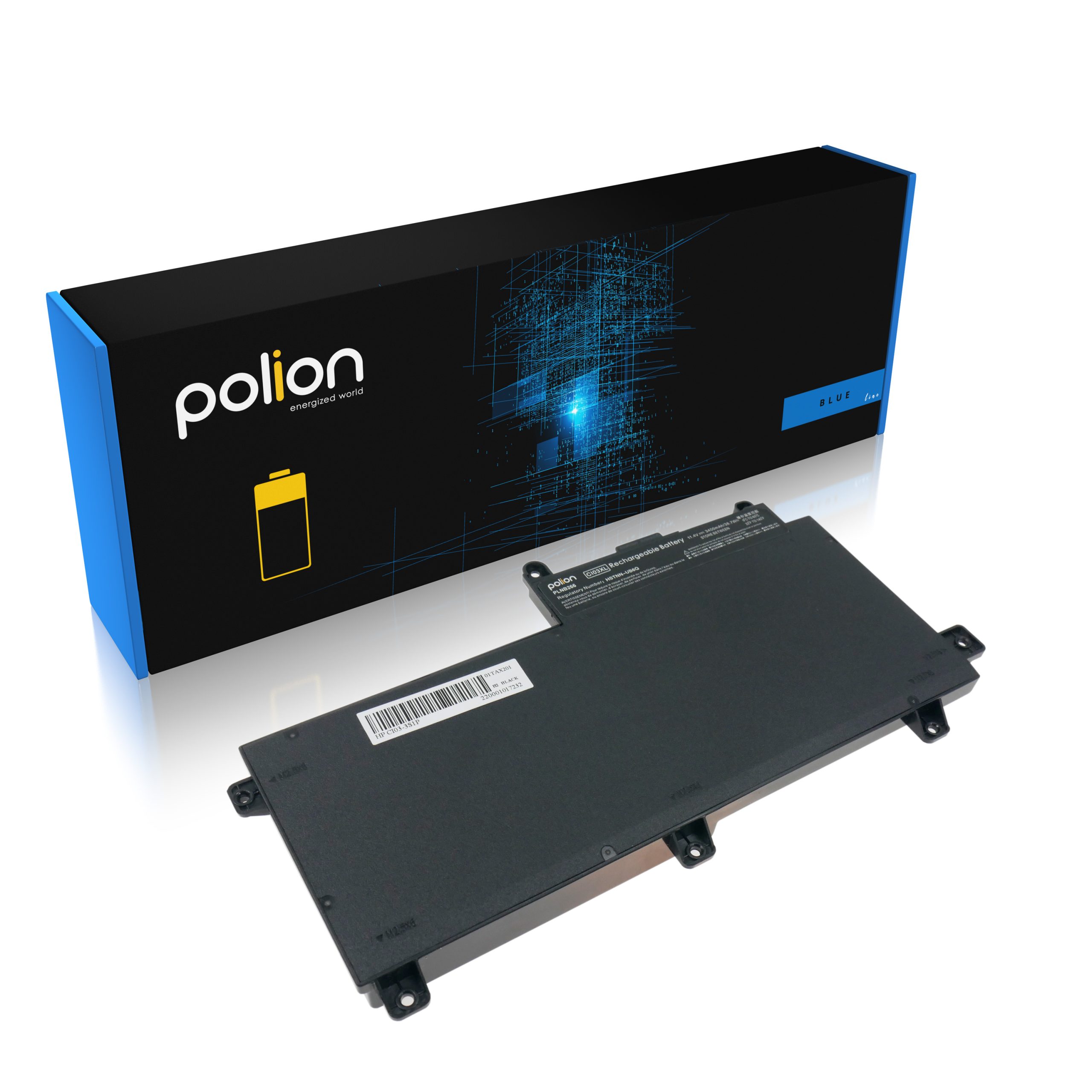 Baterie Polion CI03XL pro notebooky HP ProBook 640 645 650 655 G2 3400mAh