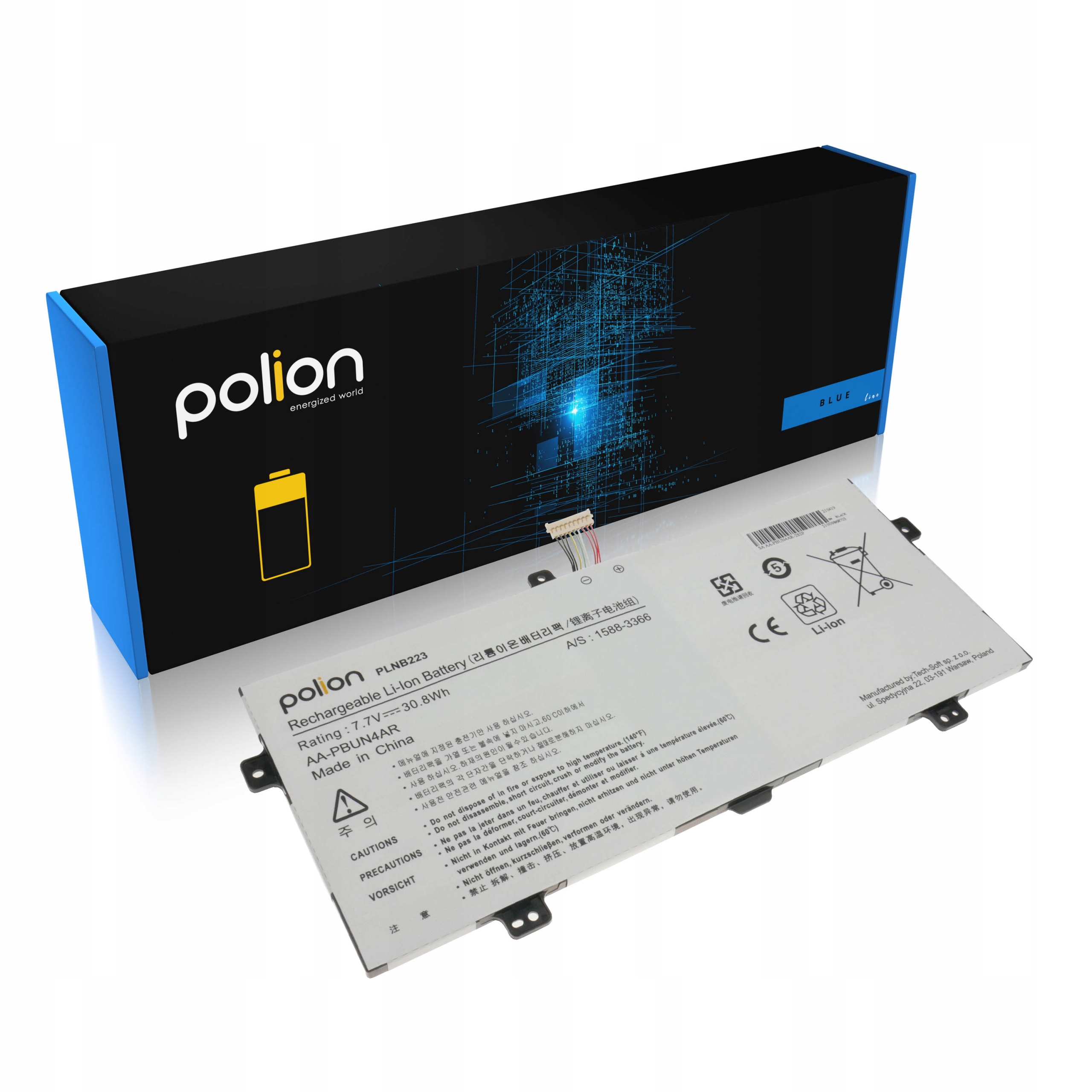 Baterie Polion AA-PBUN4AR pro notebooky SAMSUNG NP900X5L NT900X5L NT900X5M 4000mAh