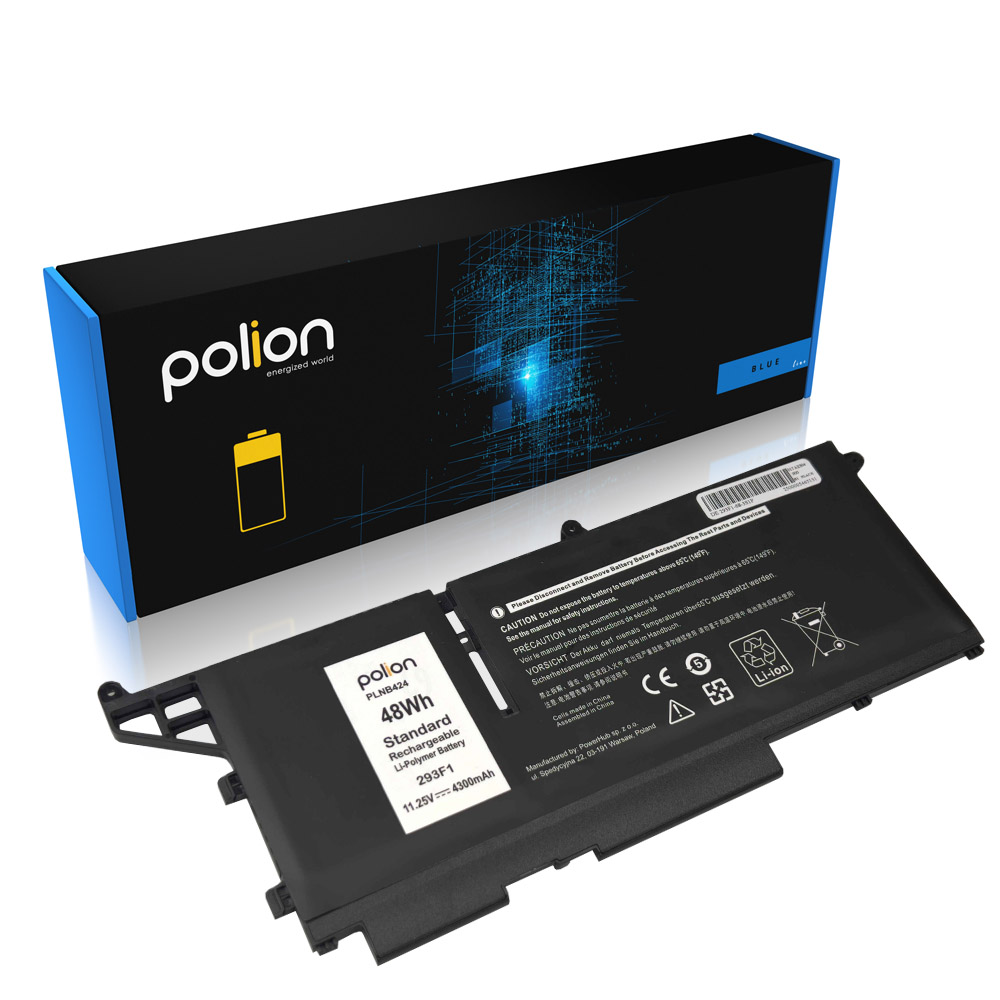 Baterie Polion 293F1 pro notebooky DELL Latitude 5330 5430 5530 7330 7430 7530 4300mAh