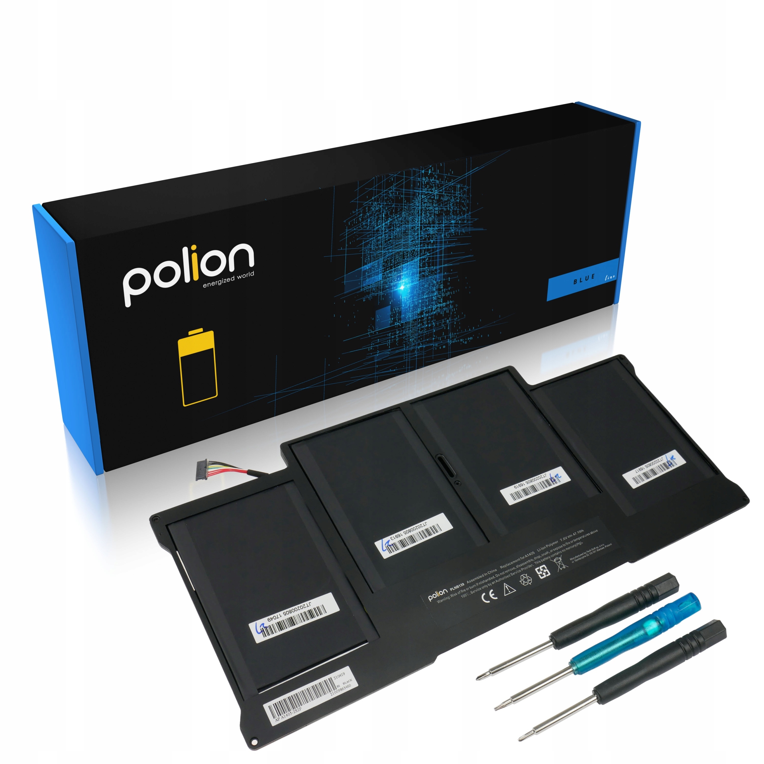 Baterie Polion A1466 pro notebooky APPLE MacBook Air 13 A105 A1369 A1496 - 4800mAh 35Wh