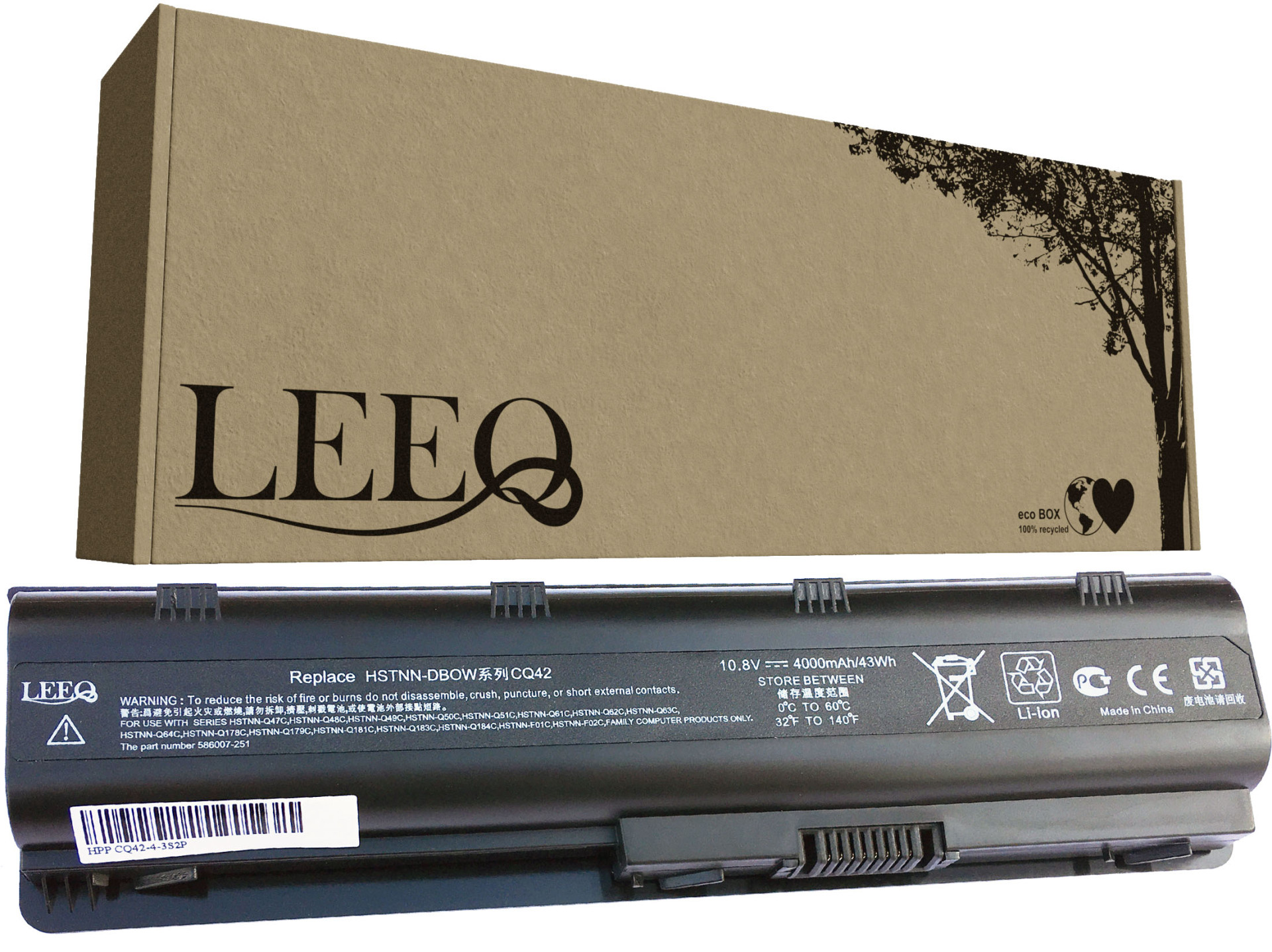 Baterie LEEQ LB115 pro notebooky SAMSUNG AA-PB2NC6B R40 R60 R70 R510 R560 R610 4000mAh