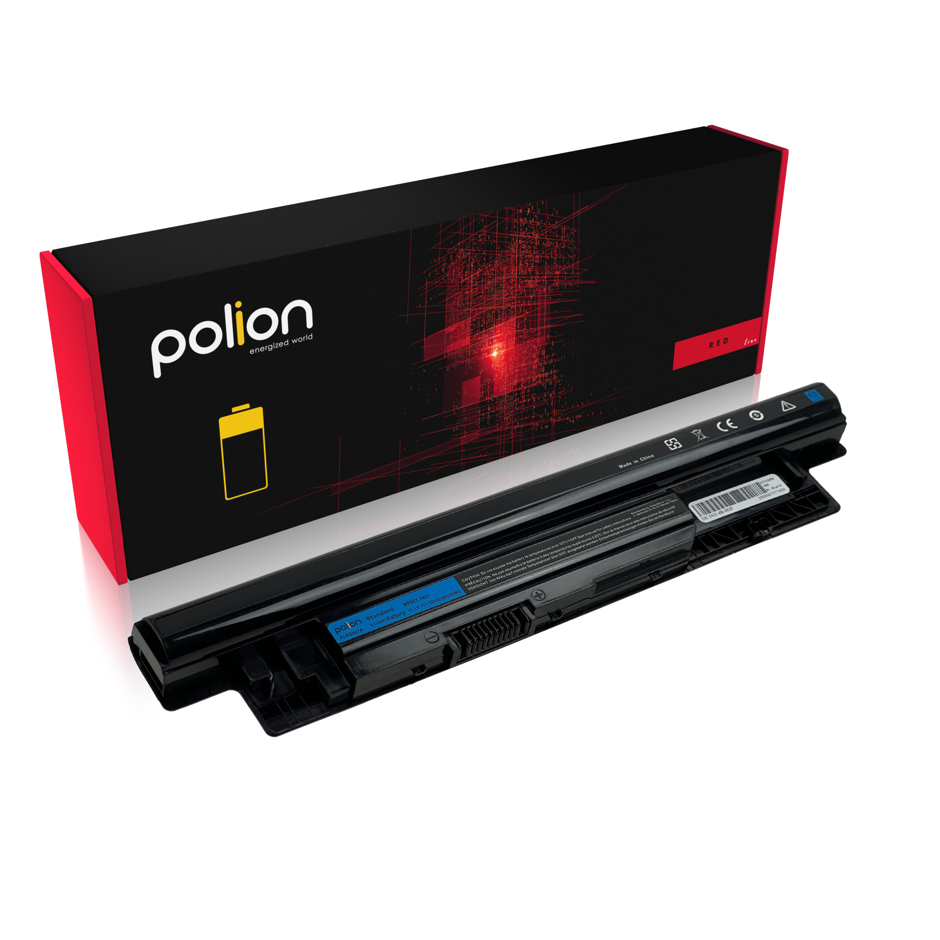 Baterie Polion MR90Y pro notebooky DELL Inspirion 3421 3521 3537 5537 5735 5200mAh