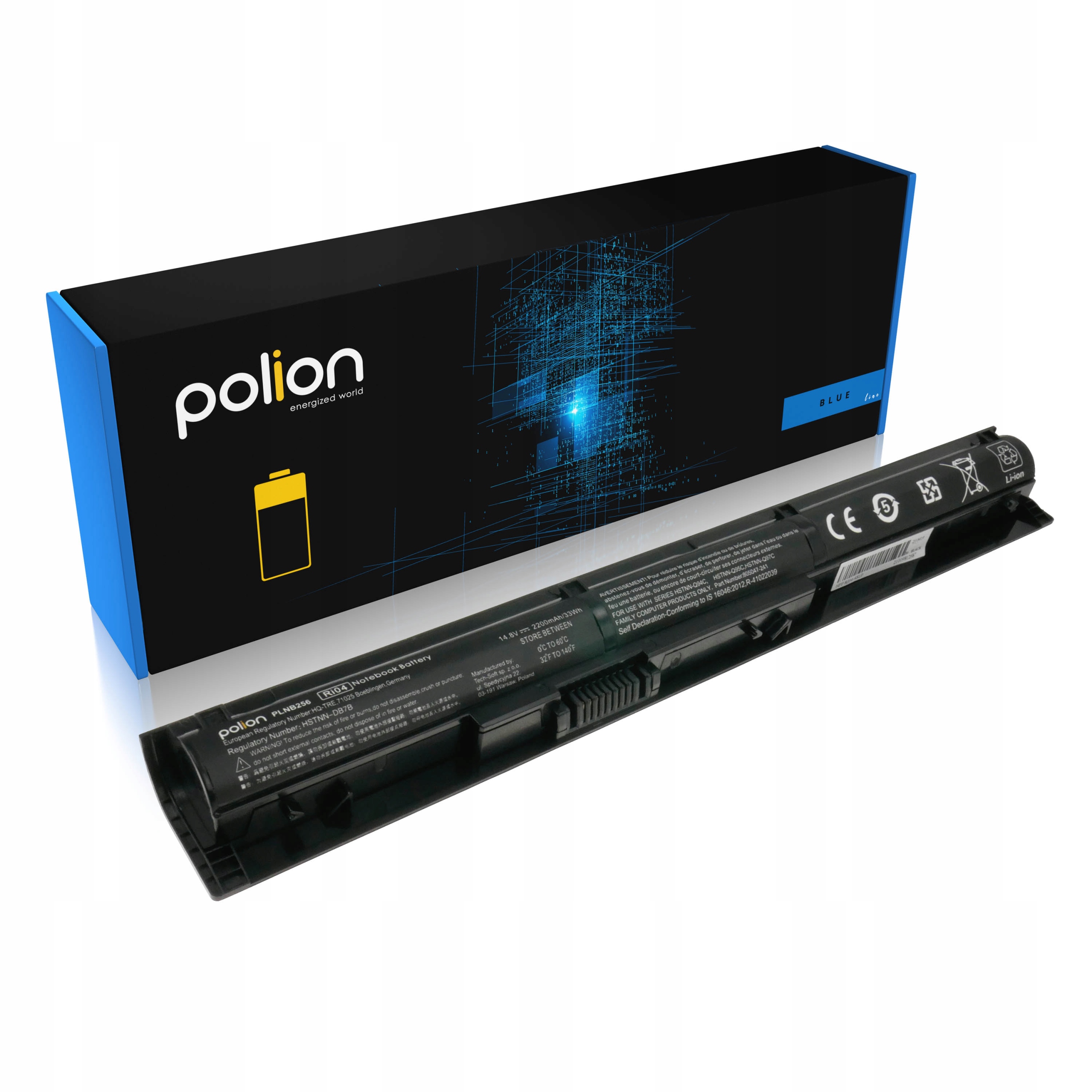 Baterie Polion RI04 pro notebooky HP ProBook 450 455 470 G3 2200mAh