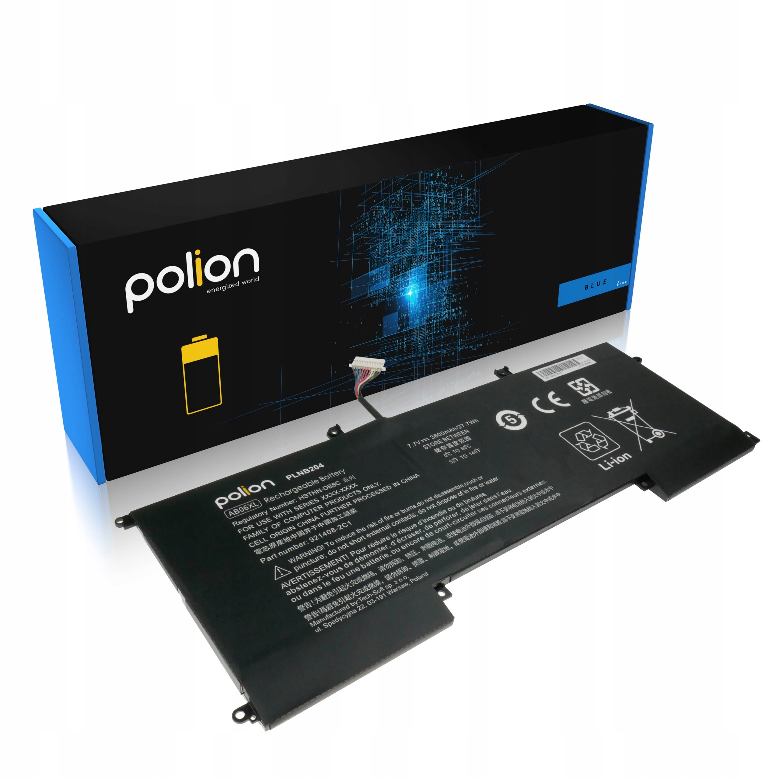 Baterie Polion AB06XL pro notebooky ENVY 13 3600mAh