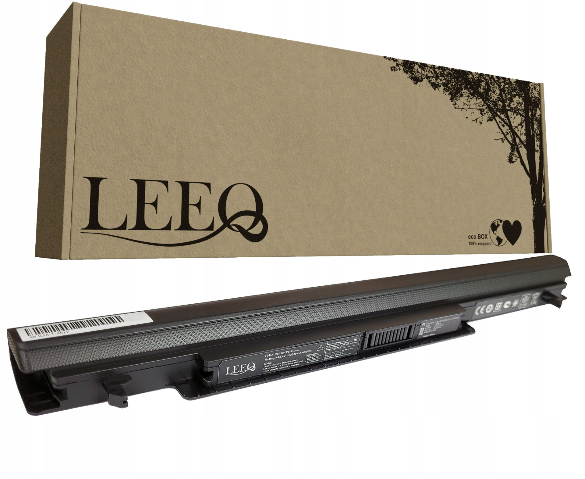 Baterie LEEQ LB076 pro notebooky ASUS A31-K56 A32-K56 A41-K56 A42-K56 2200mAh