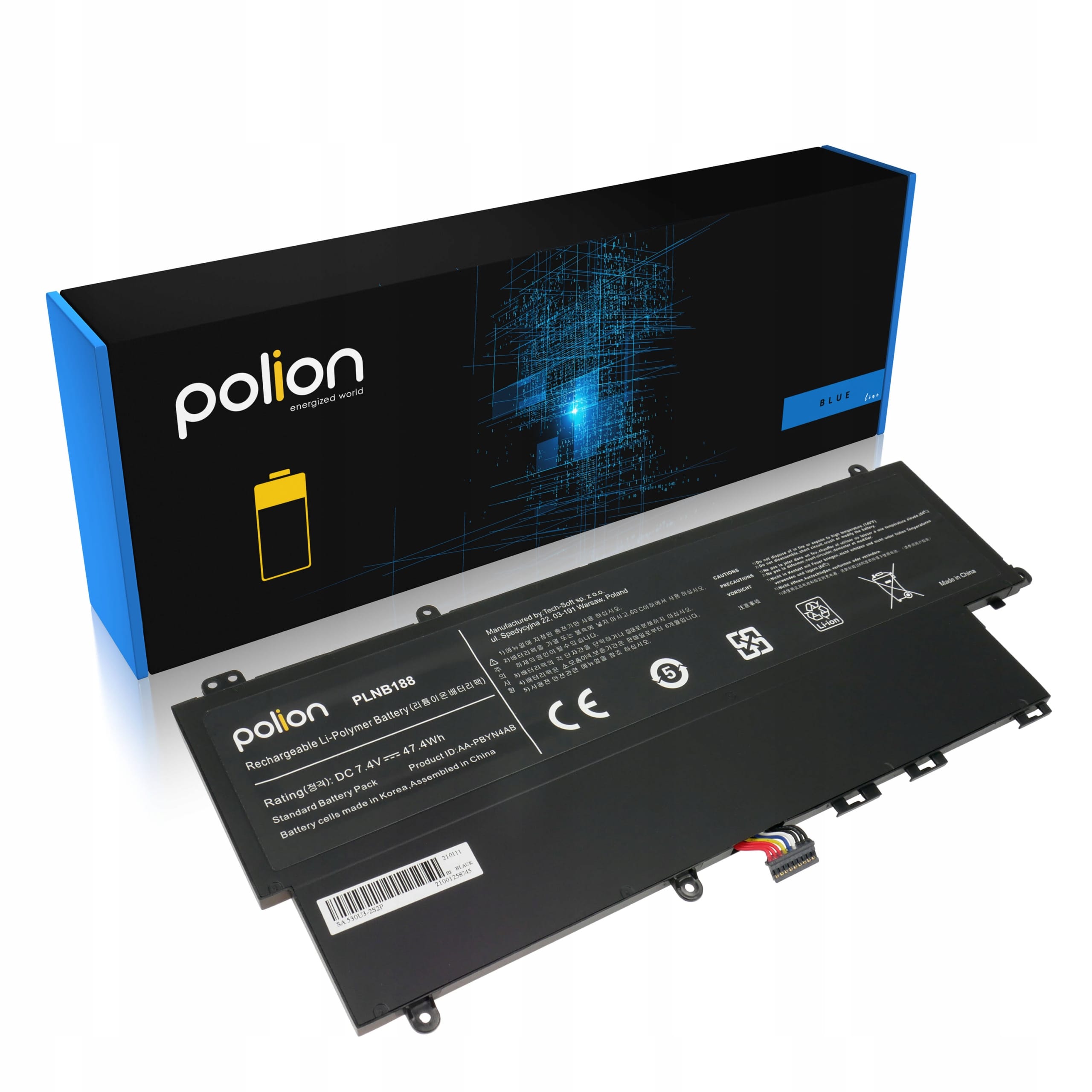 Baterie Polion AA-PBYN4AB pro notebooky SAMSUNG NP530U3C NP535U3C 5800mAh