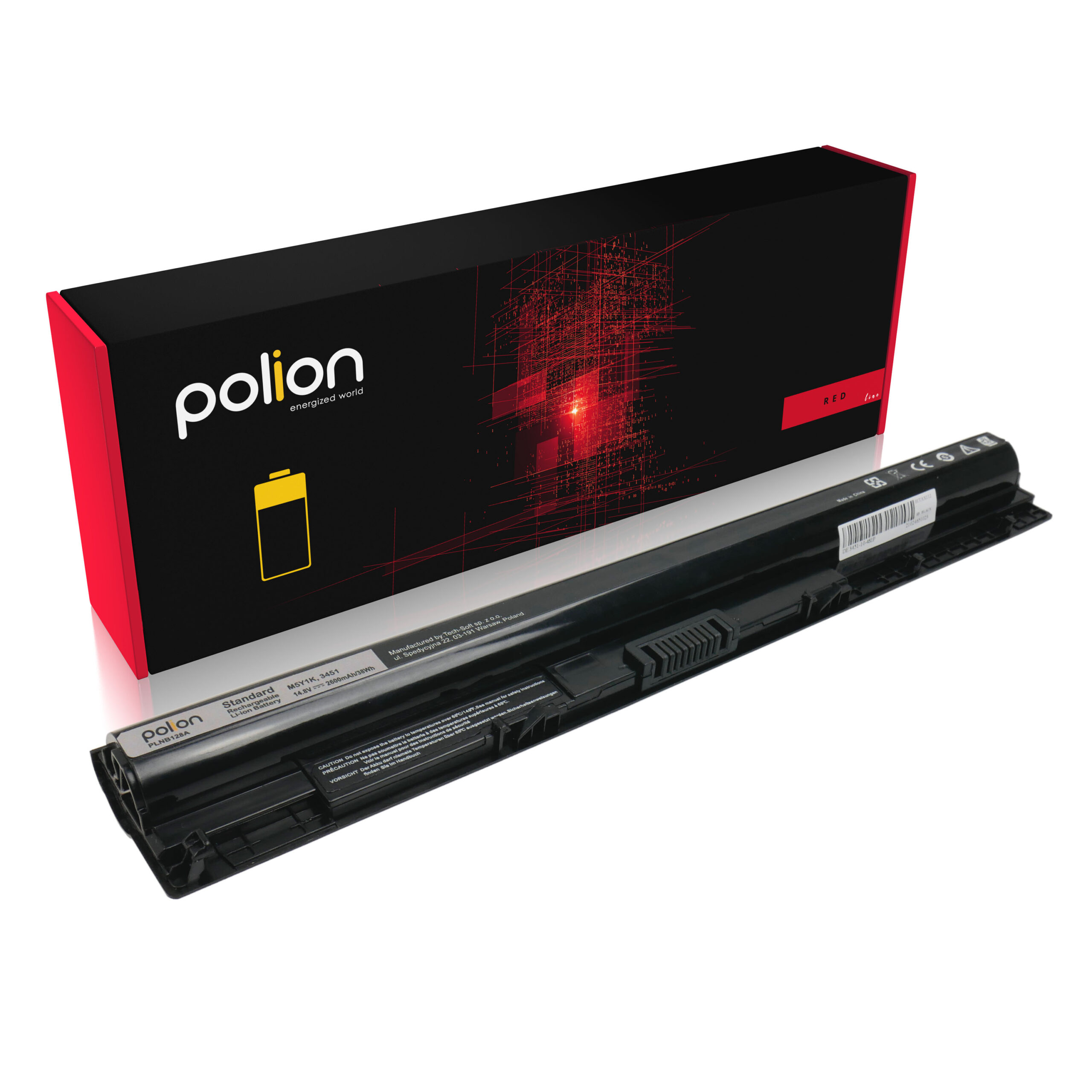 Baterie Polion M5Y1K pro notebooky DELL Inspiron 15 17 5558 5755 2600mAh